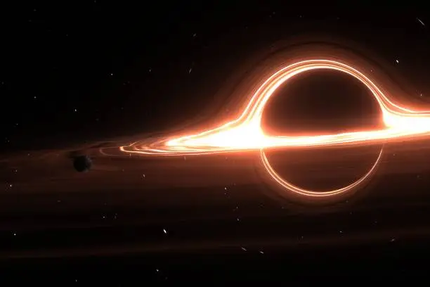 Photo of Black hole system. Elements of this image furnished by NASA