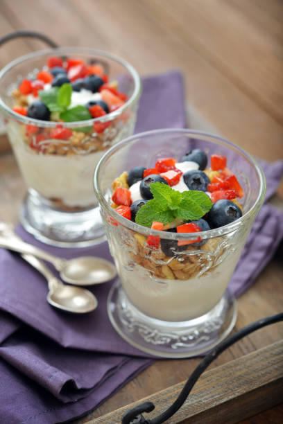 istock Granola with yogurt and berries 682299906