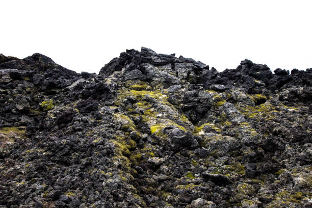 i shot looking directly down on a cooling lava field, Fagradalsfjall Volcano, Reykjanes Peninsula, Iceland