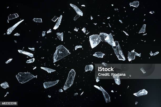 Broken Crystals Stock Photo - Download Image Now - Shattered Glass, Ice, Glass - Material