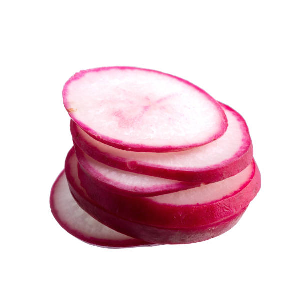 istock sliced red radish isolated on white background 682332566