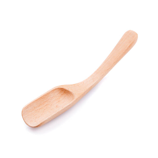 istock Wooden spoon on a white background 682332602