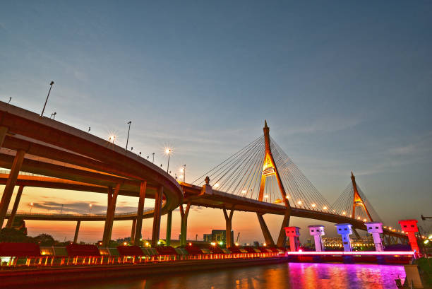 istock Bhumibol bridge, Bangkok, Thailand 682352650