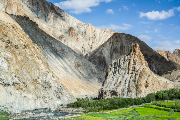 istock Typical barren landscape of the Markha valley (Ladakh) 682356814