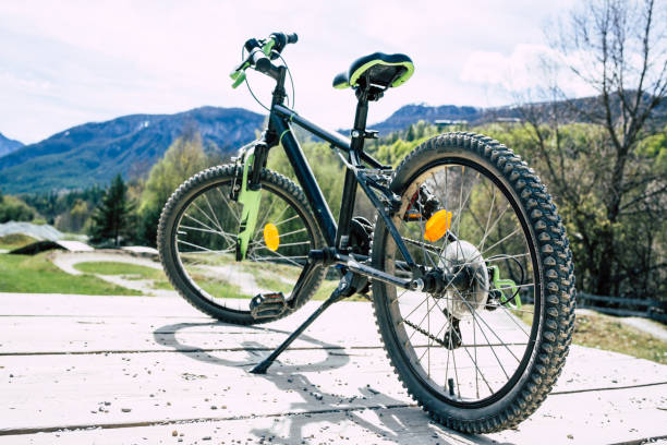 istock Mountain Bike Standing 682359726