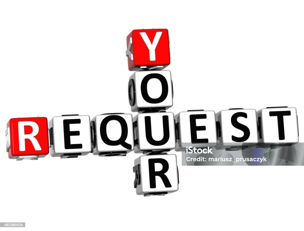 Texto 3d Crucigrama De Solicitar Su Foto de stock y más banco de