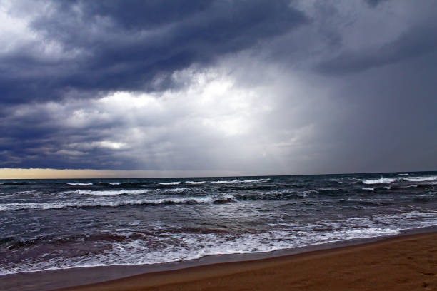 istock Stormy weather on mediterranean sea 682380506