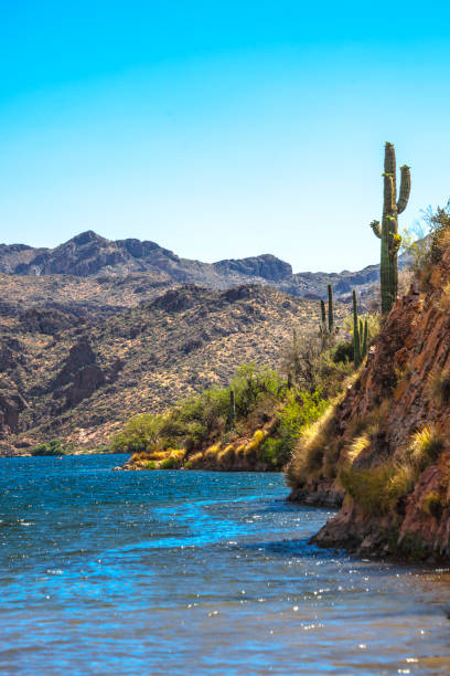 Beautiful sunrise of Colorado River