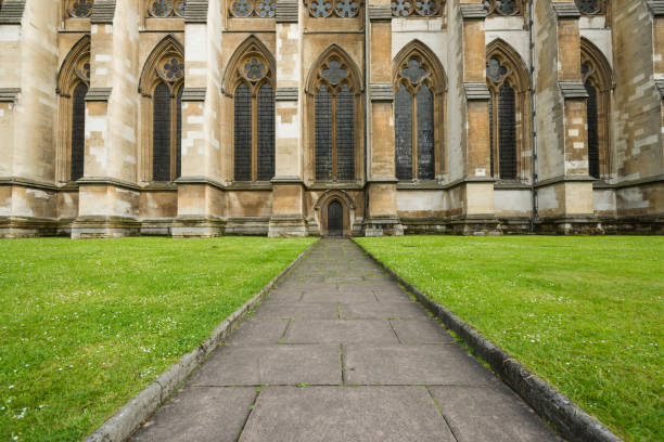 westminster abby - ancient past anglican building exterior zdjęcia i obrazy z banku zdjęć