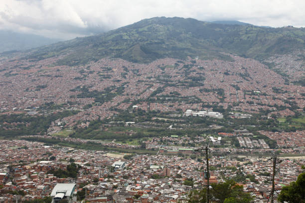 istock Medellin slums, Colombia 682394784