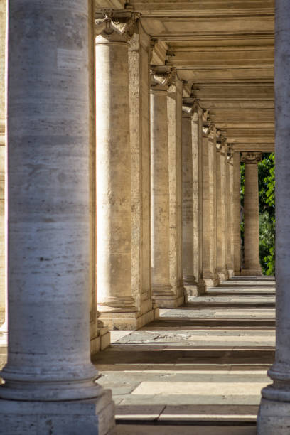 istock Open Loggia Palazzo Nuovo in Rome 682406780