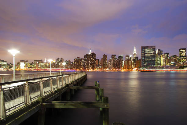 istock Long Island City skyline at dusk 682420050