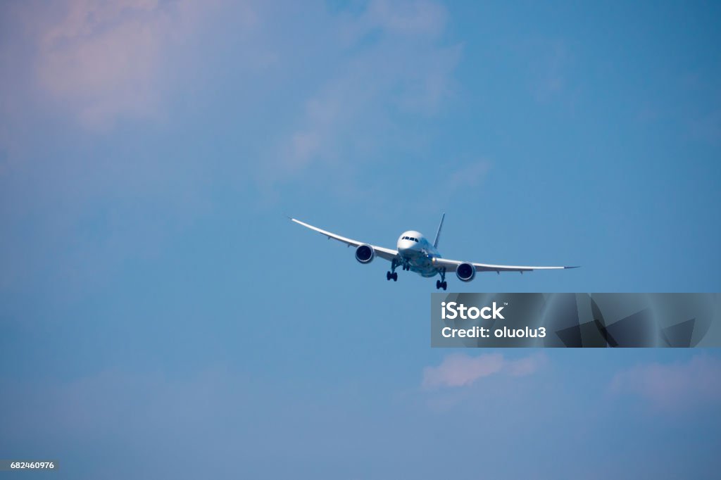 Airplane in the sky Aerospace Industry Stock Photo