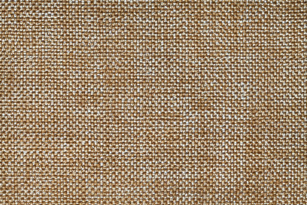 istock Ocher textile background closeup. Structure of the fabric macro 682481562