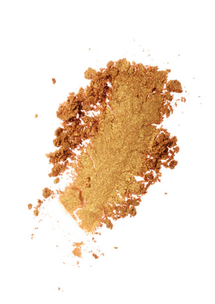 istock Stroke of crushed golden eyeshadow 682496732