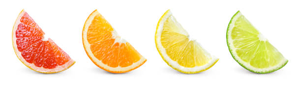 Citrus fruit. Orange, lemon, lime, grapefruit. Slices isolated on white background. Collection. Citrus fruit. Orange, lemon, lime, grapefruit. Slices isolated on white background. Collection. citrus fruit stock pictures, royalty-free photos & images