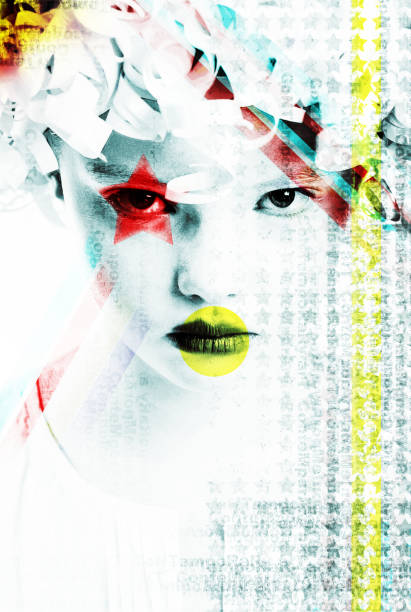 istock Bright poster angry girl in pop-art style. 682504896