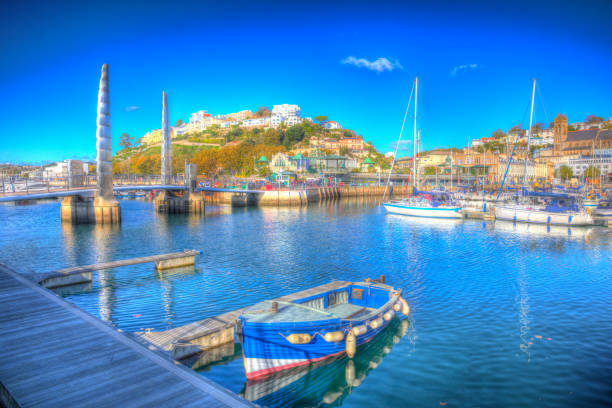 istock Torquay harbour Devon UK on the English Riviera in colourful HDR 682509268