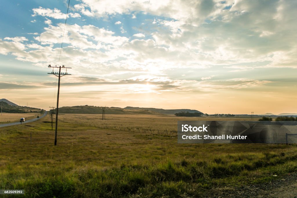 Landschaft Sonnenuntergang - Lizenzfrei Fotografie Stock-Foto