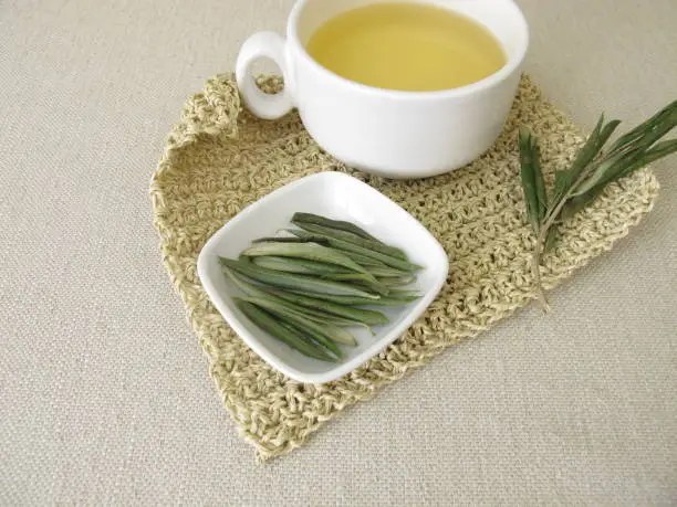 Herbal tea from olive leaves - Tee aus Olivenblätter