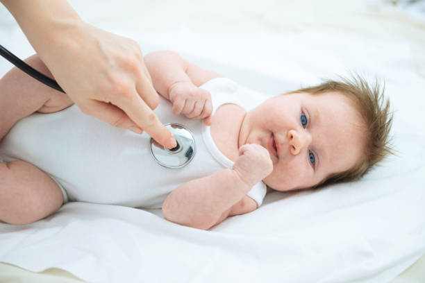 istock Medical check up for newborn babies 682524162