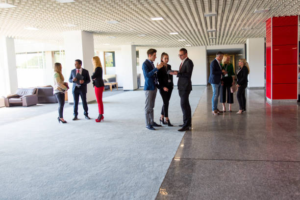 istock Business people at seminar 682528416