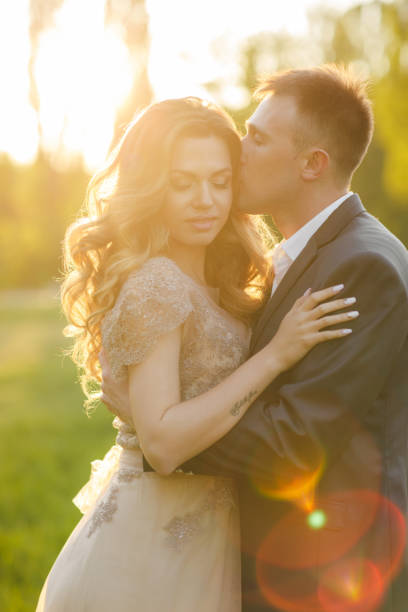 istock Wedding couple love wedding day in nature 682528636