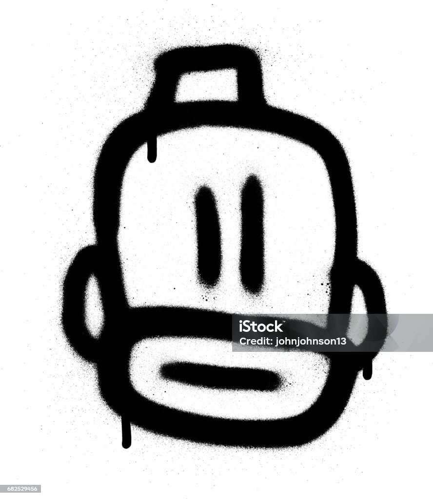 Graffiti Râu Emoji Với Một Fez Trong Màu Đen Trên Trắng Hình minh ...