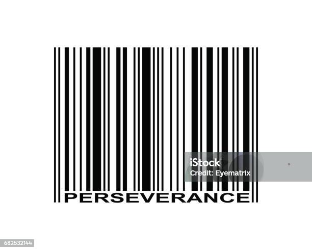Perseverance Barcode Stock Illustration - Download Image Now - Badge ...
