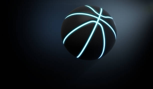 istock Futuristic Neon Sports Ball 682532266