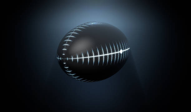 istock Futuristic Neon Sports Ball 682533056