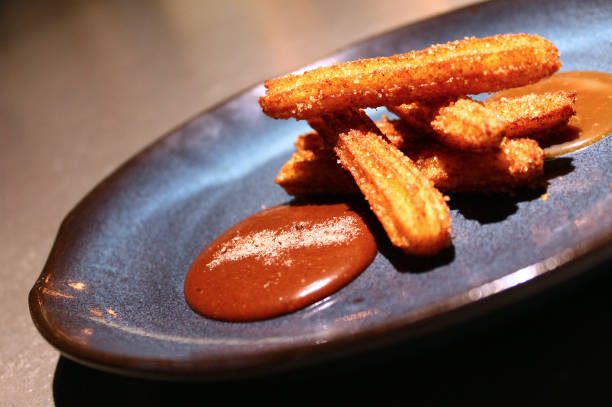 istock Traditional Mexican churros dessert 682543080