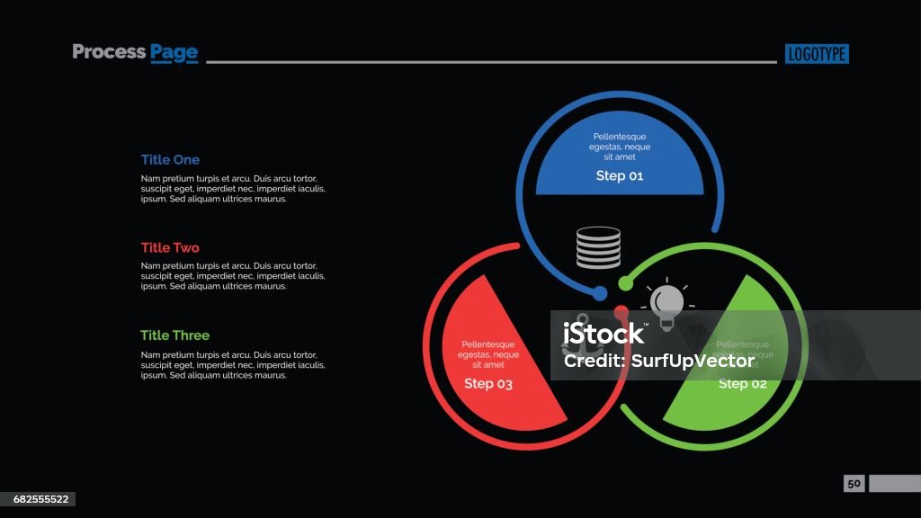 Three Points Slide Template Stock Illustration - Download Image Now ...