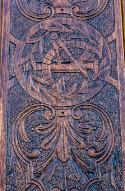 istock Freemasonry door entrance detail 682561022