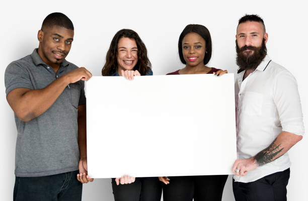 istock Group of People Holding Placard Concept 682564276