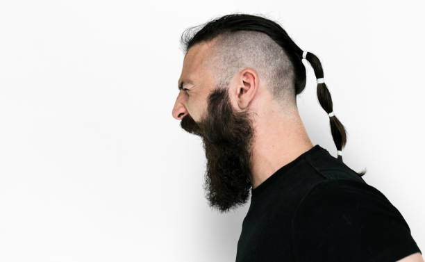 istock Man Side View Facial Hair 682564602