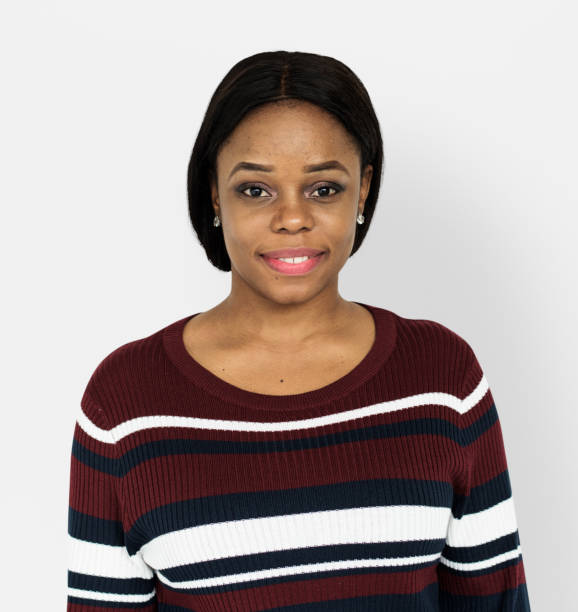istock Woman Portrait Studio Shoot Smiling 682568412