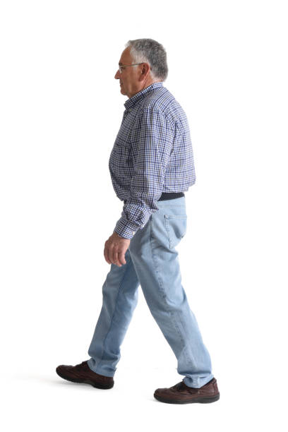 istock Full portrait walking on a white background 682588952