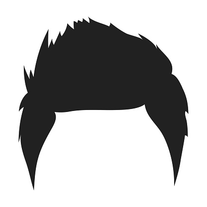 Mans Hairstyle Icon In Black Style Isolated On White Background Beard Symbol  Stock Vector Illustration Stock Illustration - Download Image Now - iStock