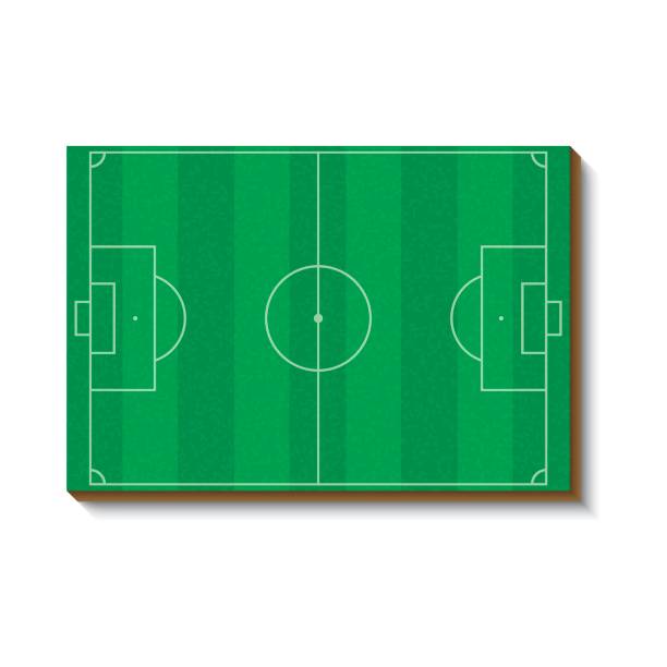 istock Football or soccer field icon, cartoon style 682596904