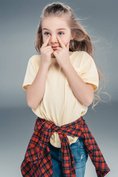 istock Cute girl in casual clothes 682597740