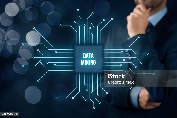 Data Mining Concept Stock Photo - Download Image Now - Data Mining, Analyzing, Data