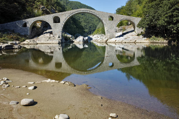 istock Amazing view of Devil's Bridge,  Rhodopes mountain and Arda river, Bulgaria 682618708