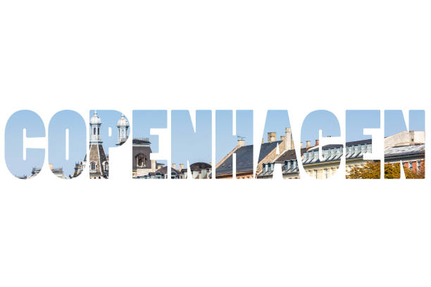 istock Word COPENHAGEN over city symbols. 682622578