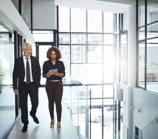 istock Monitoring their business updates on-the-go 682631664