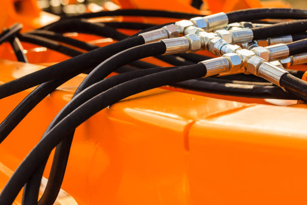 istock Industrial detailed pneumatic, hydraulic steel pump 682632920