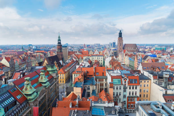 istock roofs of Wroclaw 682639346