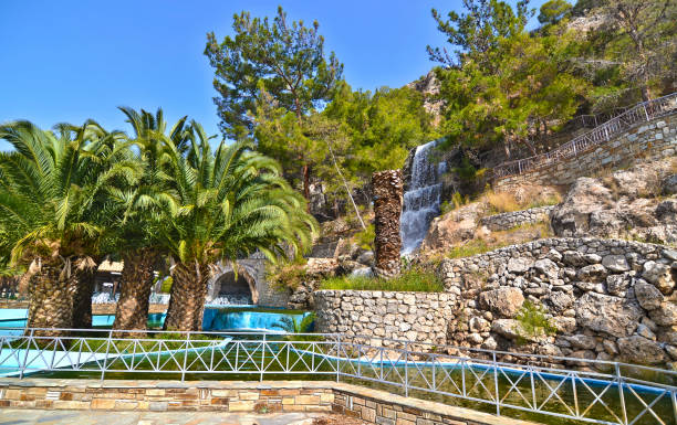 istock waterfalls at Loutraki Greece 682643026