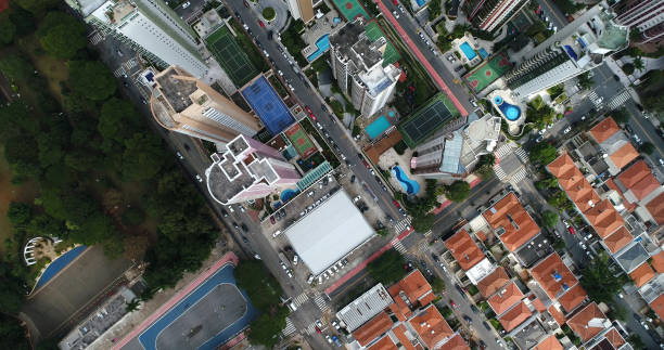 istock Top View of Street 682646388
