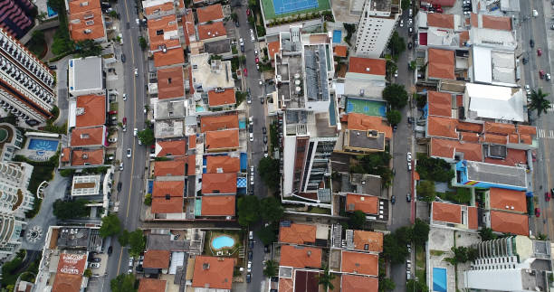 istock Top View of Street 682646462